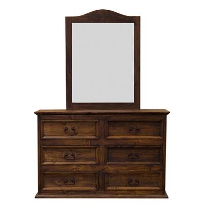 LMT Imports Mission Medio Arched Dresser Mirror ACC401MEDIO IMAGE 2