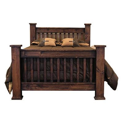 LMT Imports Mission Medio Platform King Bed CAM093MEDIO IMAGE 1