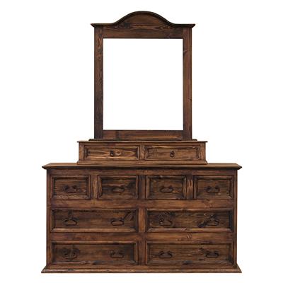 LMT Imports Curved Medio Arched Dresser Mirror COM071MEDIO IMAGE 2