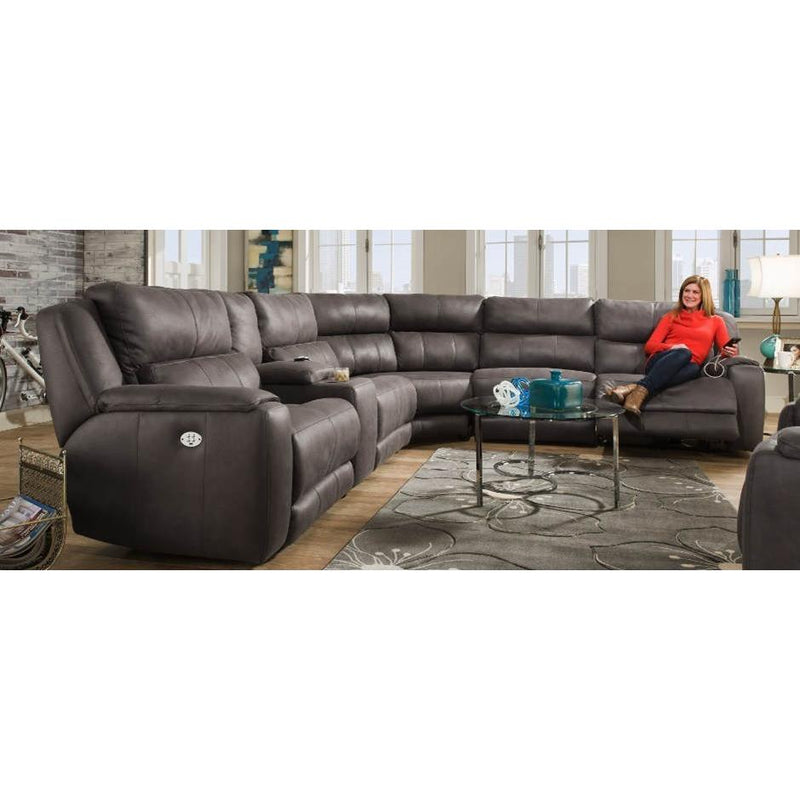 Southern Motion Dazzle Power Reclining Fabric Sectional 883 186-14 IMAGE 1