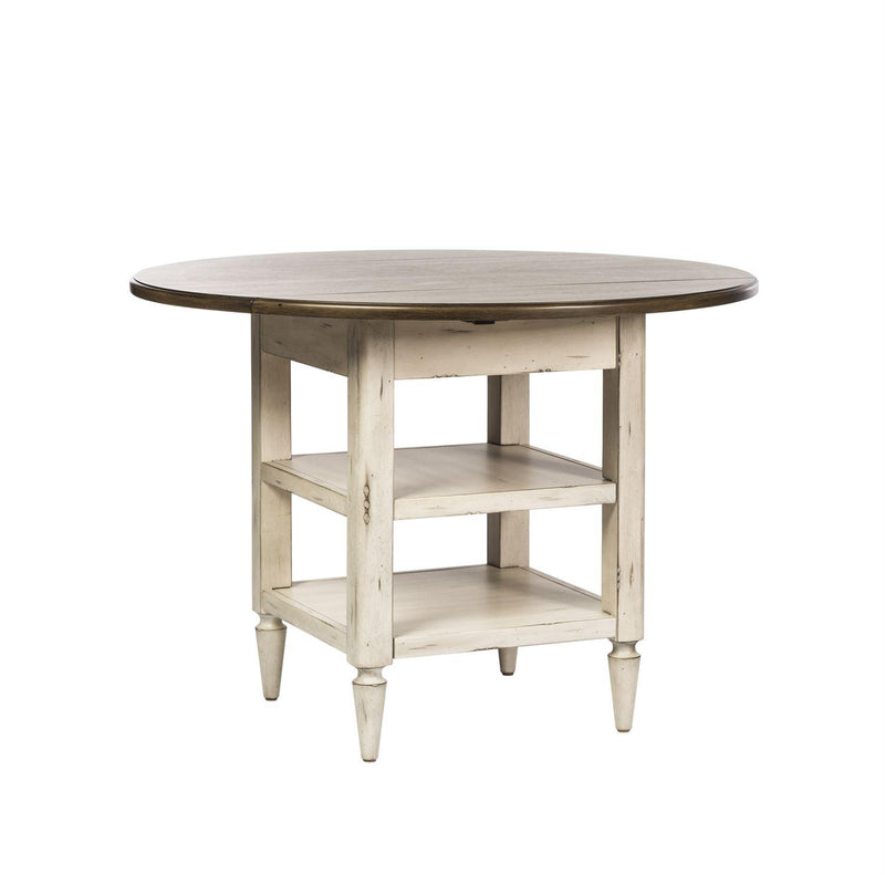 Liberty Furniture Industries Inc. Round Oak Hill Dining Table with Pedestal Base 517-T4242 IMAGE 2