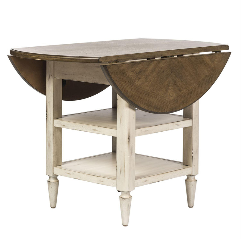 Liberty Furniture Industries Inc. Round Oak Hill Dining Table with Pedestal Base 517-T4242 IMAGE 4