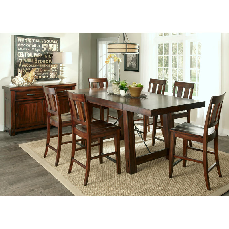 Liberty Furniture Industries Inc. Tahoe Counter Height Dining Table with Trestle Base 555-GT4084 IMAGE 2