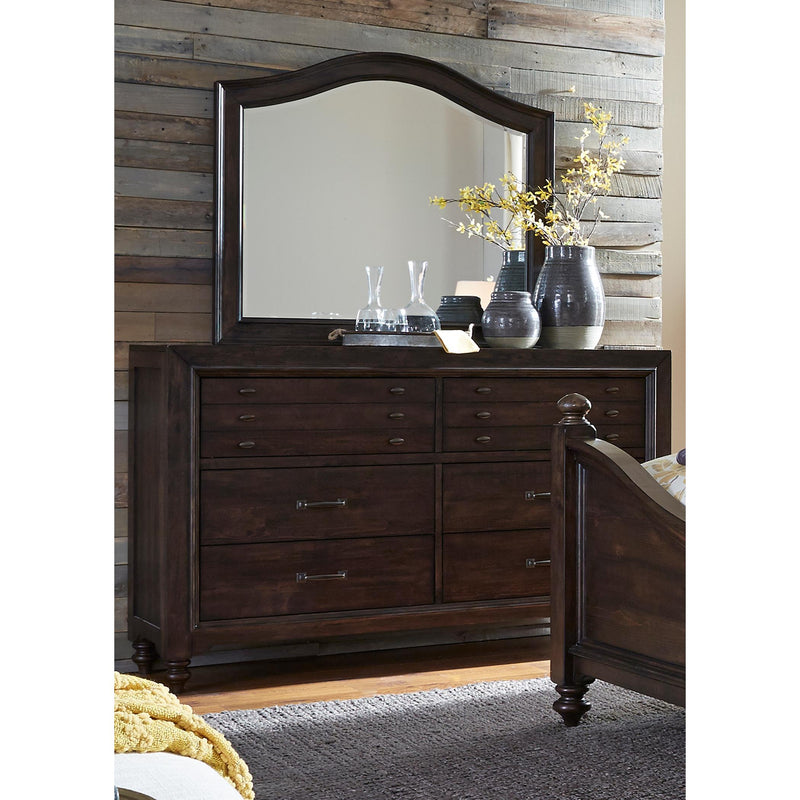 Liberty Furniture Industries Inc. Catawba Hills Arched Dresser Mirror 816-BR51 IMAGE 2