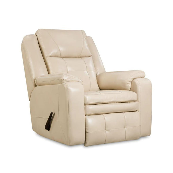 Southern Motion Inspire Power Leather Recliner Inspire 6850P Wall Hugger w/Power Headrest White IMAGE 1