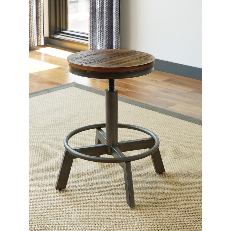 Signature Design by Ashley Torjin Adjustable Height Stool Torjin D440-024 (2 per package) IMAGE 2