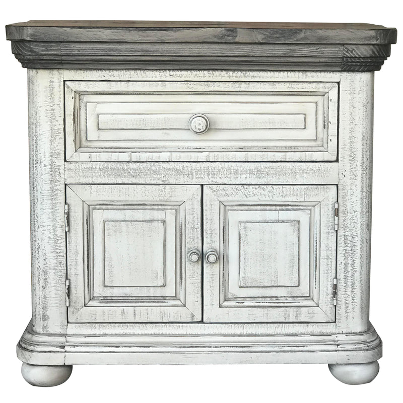 International Furniture Direct Luna 1-Drawer Nightstand IFD768NTST IMAGE 1