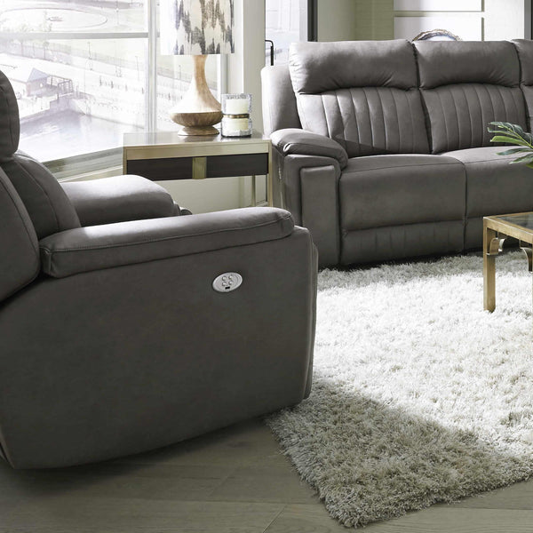 Southern Motion Silver Screen Power Leather Recliner with Wall Recline 6743-95P 167-14 IMAGE 1