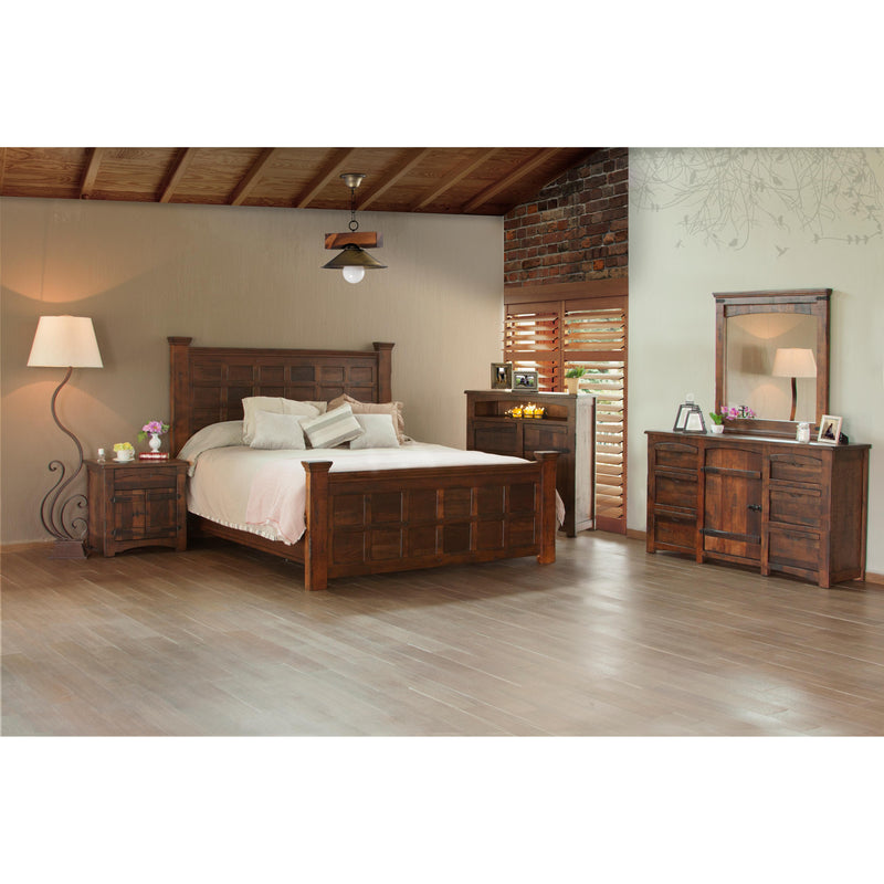 International Furniture Direct Mezcal King Poster Bed IFD567HDBD-EK/IFD567FTBD-EK/IFD567RAILS-EK IMAGE 2