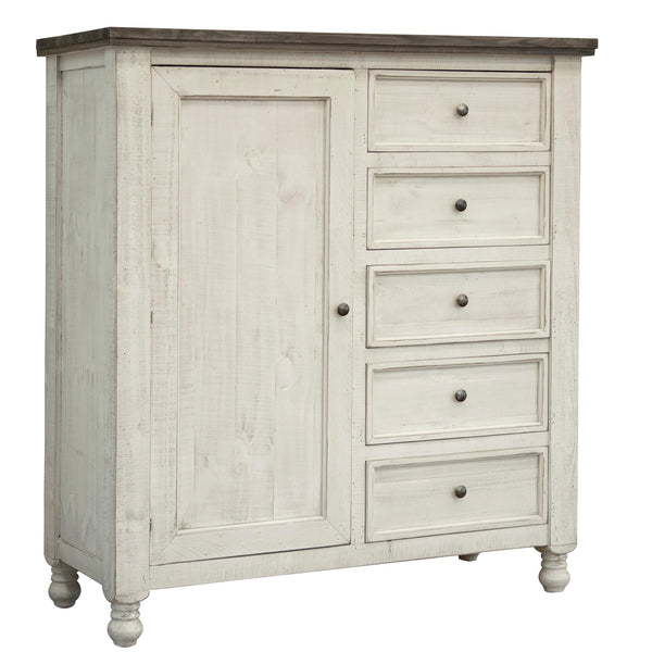 International Furniture Direct Stone 5-Drawer Chest IFD4691GMC IMAGE 1