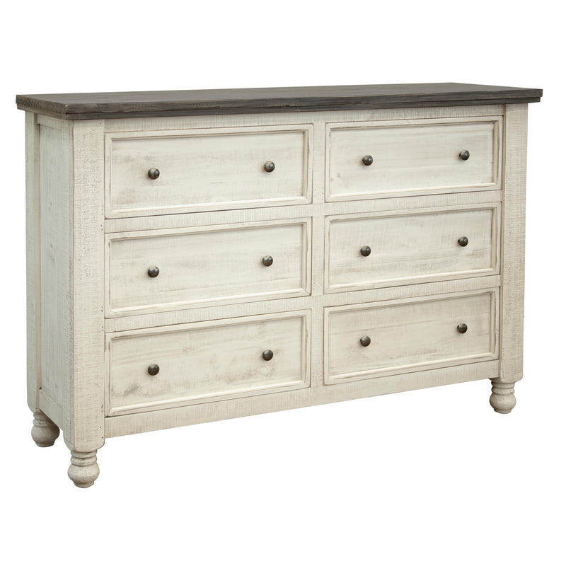 International Furniture Direct Stone 6-Drawer Dresser IFD4691DSR IMAGE 1