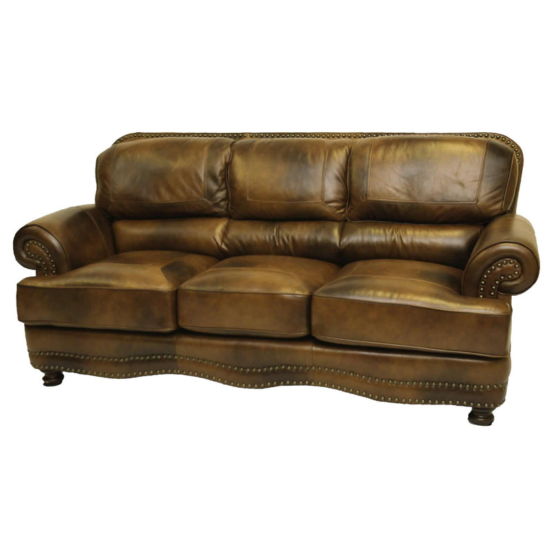 LMT Imports Cowboy Stationary Leather Sofa XCLGI-D6266-03 SOFA IMAGE 1