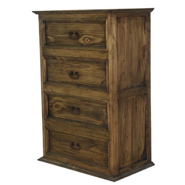 LMT Imports Mission Medio 4-Drawer Chest COM401MEDIO IMAGE 1