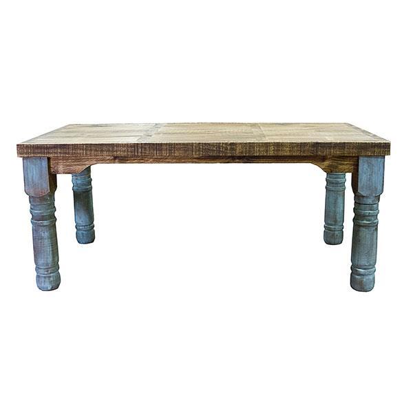 LMT Imports Turquoise Dining Table VSERU-PT-MES30TURQ IMAGE 1