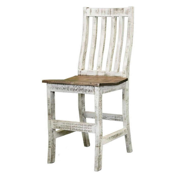 LMT Imports White Santa Rita Counter Height  Chair VSERU-PW-BAN6/24" IMAGE 1