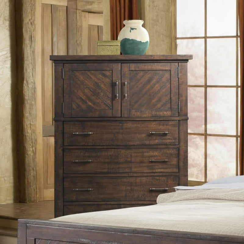 Elements International Jax 4-Drawer Chest JX600CH IMAGE 2