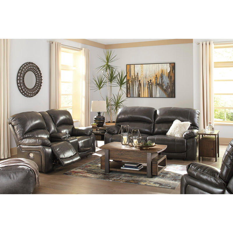 Signature Design by Ashley Hallstrung Power Reclining Leather Match Sofa U5240347 IMAGE 14