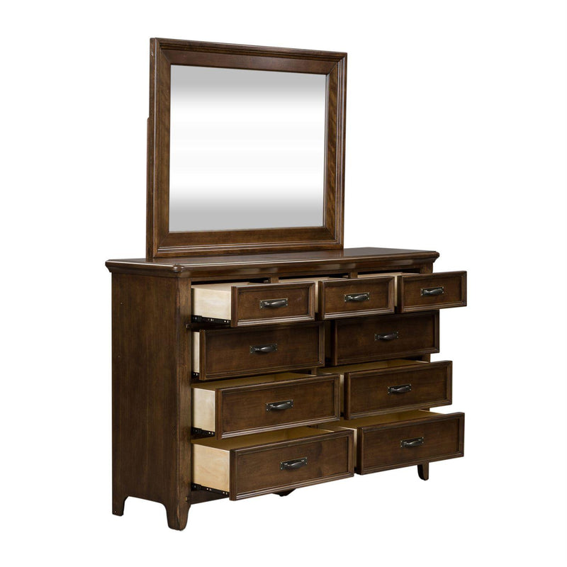 Liberty Furniture Industries Inc. Saddlebrook 9-Drawer Dresser 184-BR-DM IMAGE 5