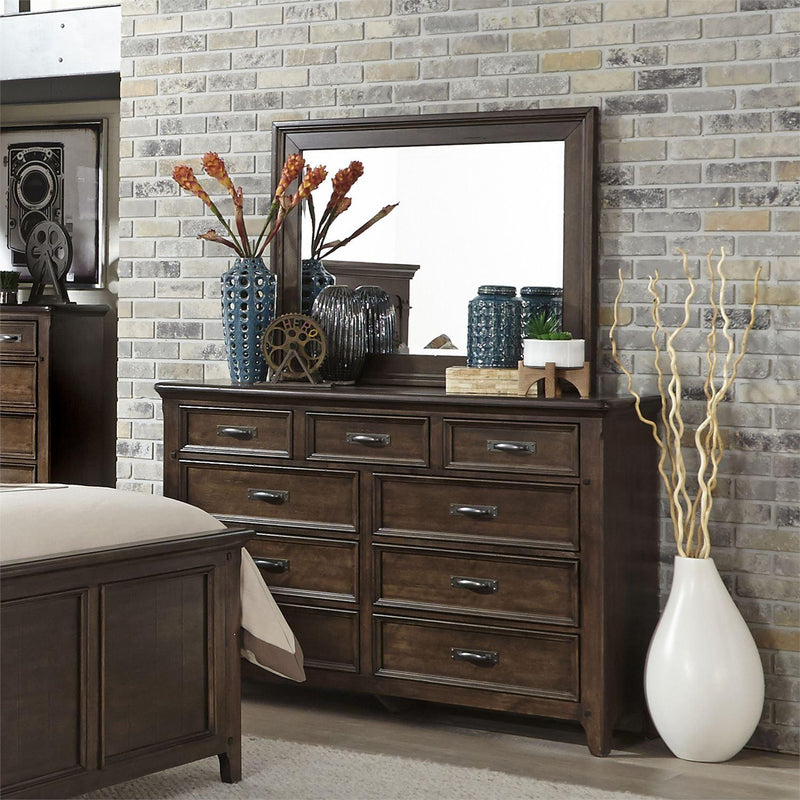 Liberty Furniture Industries Inc. Saddlebrook 9-Drawer Dresser 184-BR-DM IMAGE 8