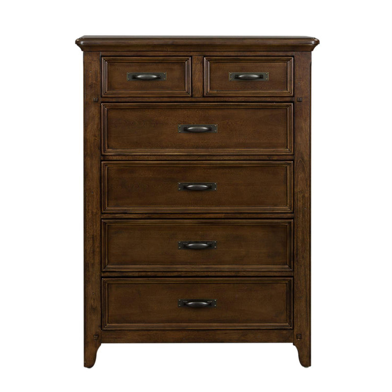 Liberty Furniture Industries Inc. Saddlebrook 5-Drawer Chest 184-BR41 IMAGE 1