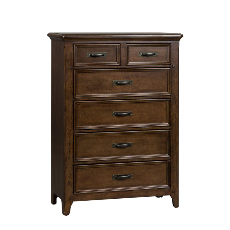 Liberty Furniture Industries Inc. Saddlebrook 5-Drawer Chest 184-BR41 IMAGE 2