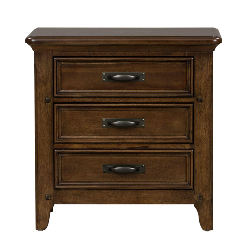 Liberty Furniture Industries Inc. Saddlebrook 3-Drawer Nightstand 184-BR61 IMAGE 1