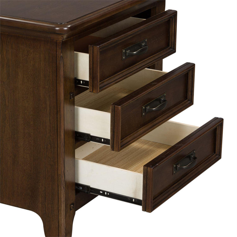 Liberty Furniture Industries Inc. Saddlebrook 3-Drawer Nightstand 184-BR61 IMAGE 6