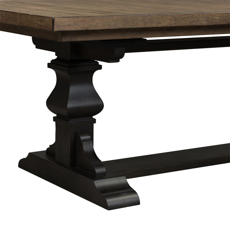 Liberty Furniture Industries Inc. Harvest Home Table with Trestle Base 879-DR-TRS IMAGE 9