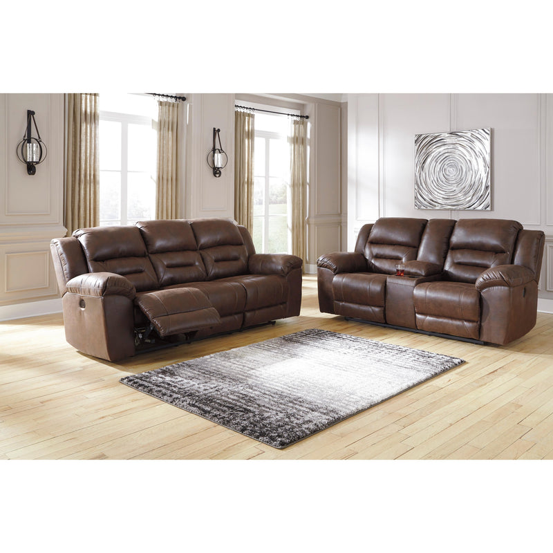 Signature Design by Ashley Stoneland Power Reclining Leather Look Sofa 3990487 IMAGE 6