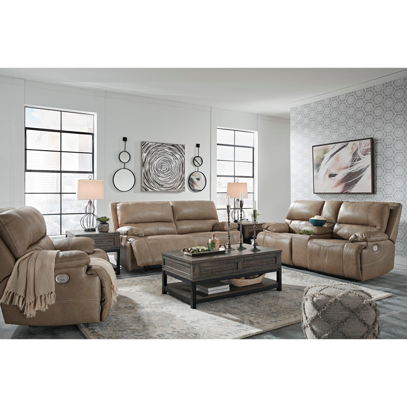 Signature Design by Ashley Ricmen Power Reclining Lether Match Sofa U4370247 IMAGE 10