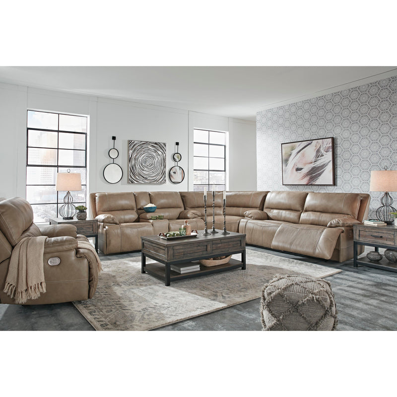 Signature Design by Ashley Ricmen Power Reclining Lether Match Sofa U4370247 IMAGE 13