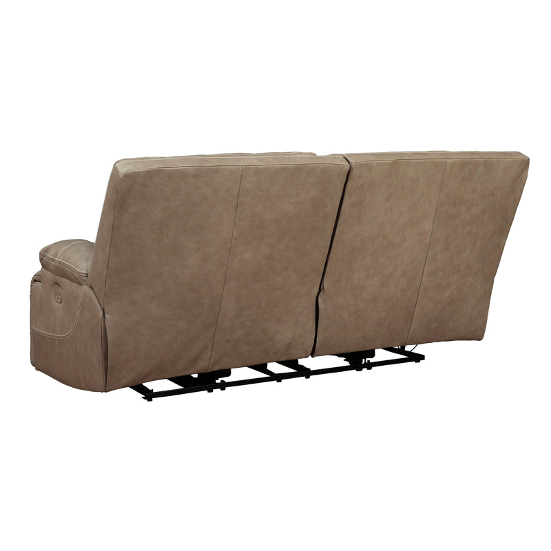 Signature Design by Ashley Ricmen Power Reclining Lether Match Sofa U4370247 IMAGE 4