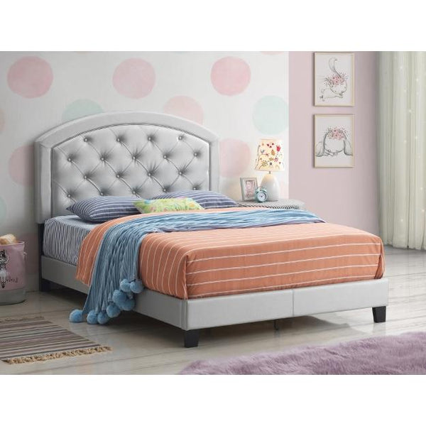 Crown Mark Gaby Twin Upholstered Platform Bed 5269PUSL-T IMAGE 1