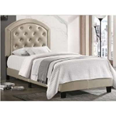 Crown Mark Gaby Twin Upholstered Platform Bed 5269PUGD-T IMAGE 1