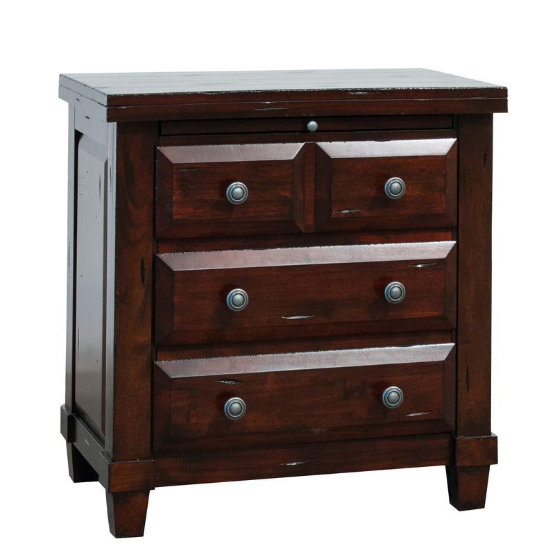 Sunny Designs Vineyard 3-Drawer Nightstand 2340RM-N IMAGE 1