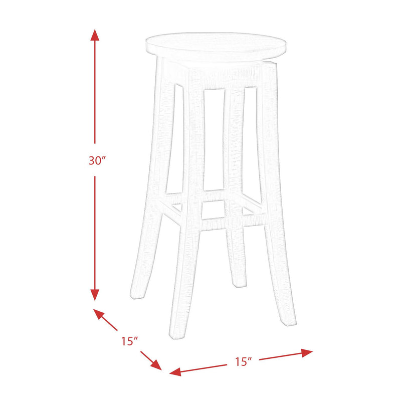 Elements International Finn Pub Height Stool DFN100BSWSBTWE IMAGE 10