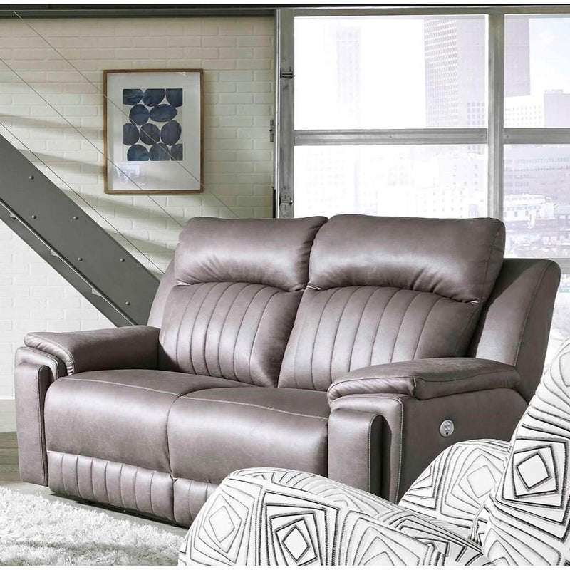 Southern Motion Silver Screen Power Reclining Leather Look Loveseat 743-51P 276-14 IMAGE 2