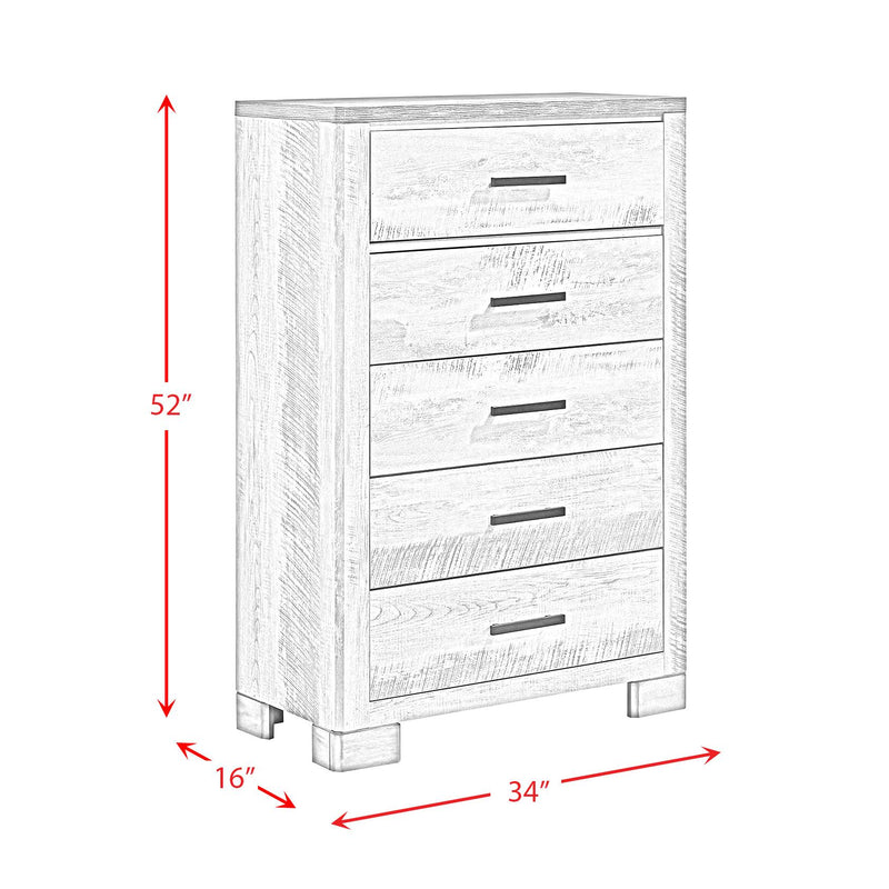 Elements International Millers Cove 5-Drawer Chest MC300CH IMAGE 9