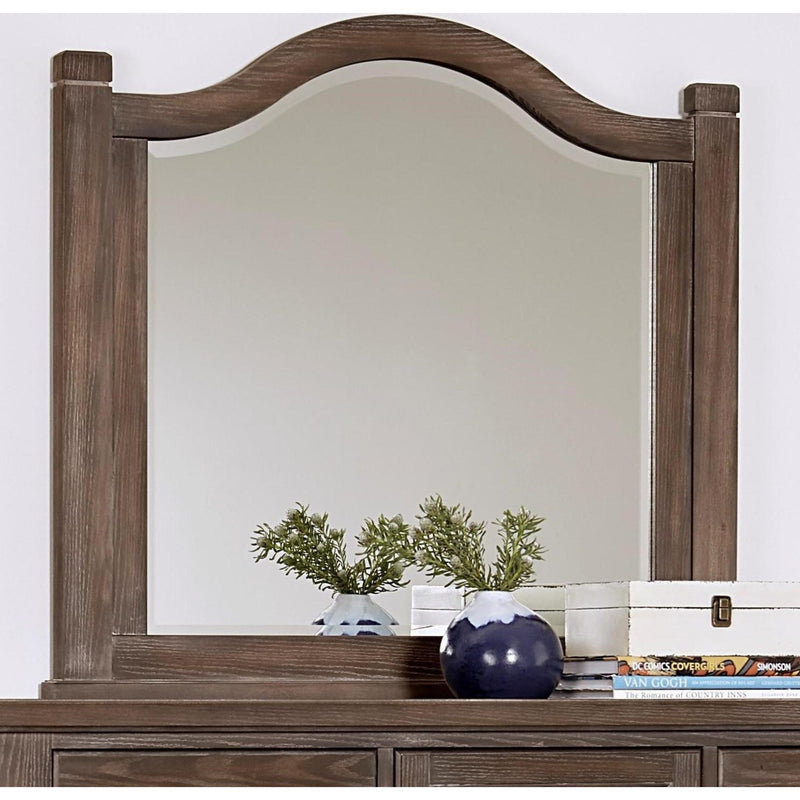 Vaughan-Bassett Bungalow Arched Dresser Mirror 740-448 IMAGE 2