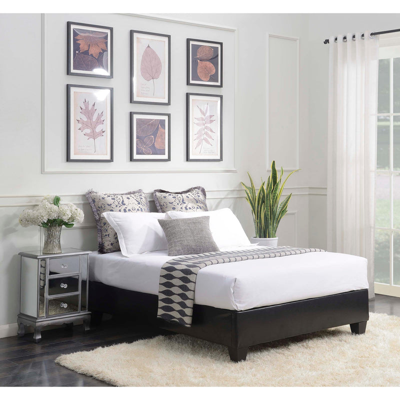 Elements International Abby King Upholstered Platform Bed UBB102KBBO IMAGE 8