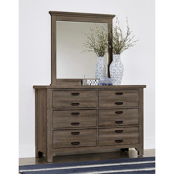 Vaughan-Bassett Bungalow Landscape Dresser Mirror 740-445 IMAGE 2