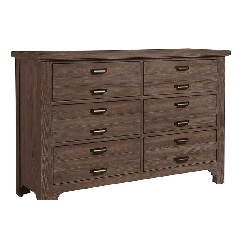 Vaughan-Bassett Bungalow 6-Drawer Dresser 740-001 IMAGE 1