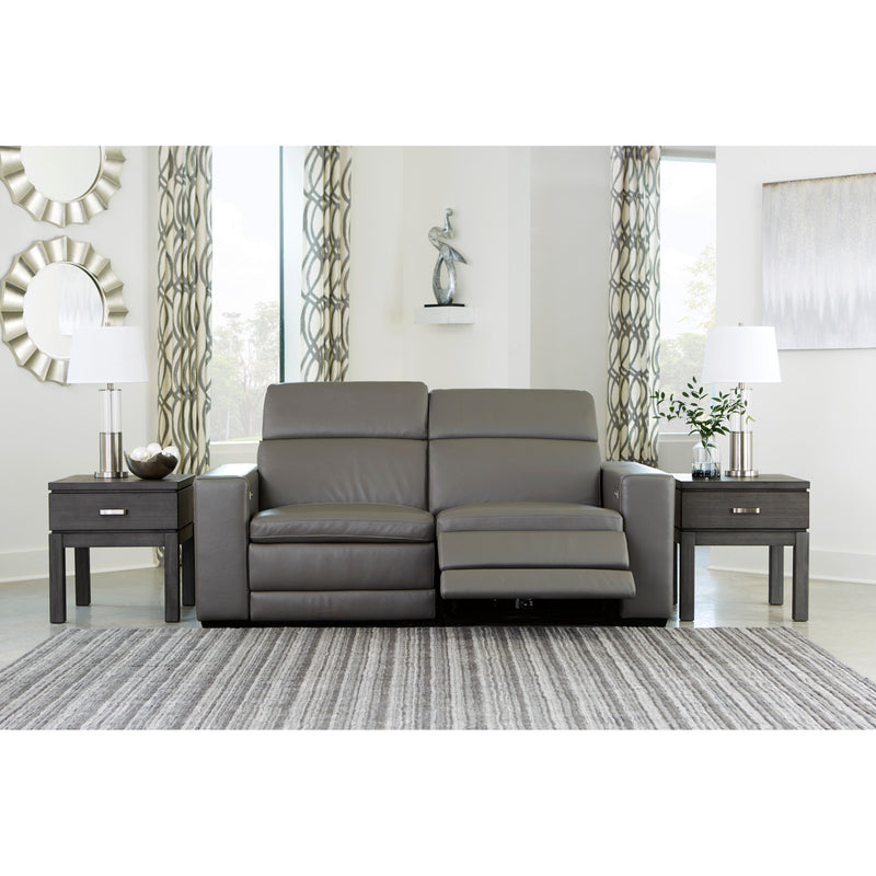 Signature Design by Ashley Texline Power Reclining Leather Match 2 pc Sectional U5960322/U5960321/U5960323 IMAGE 4