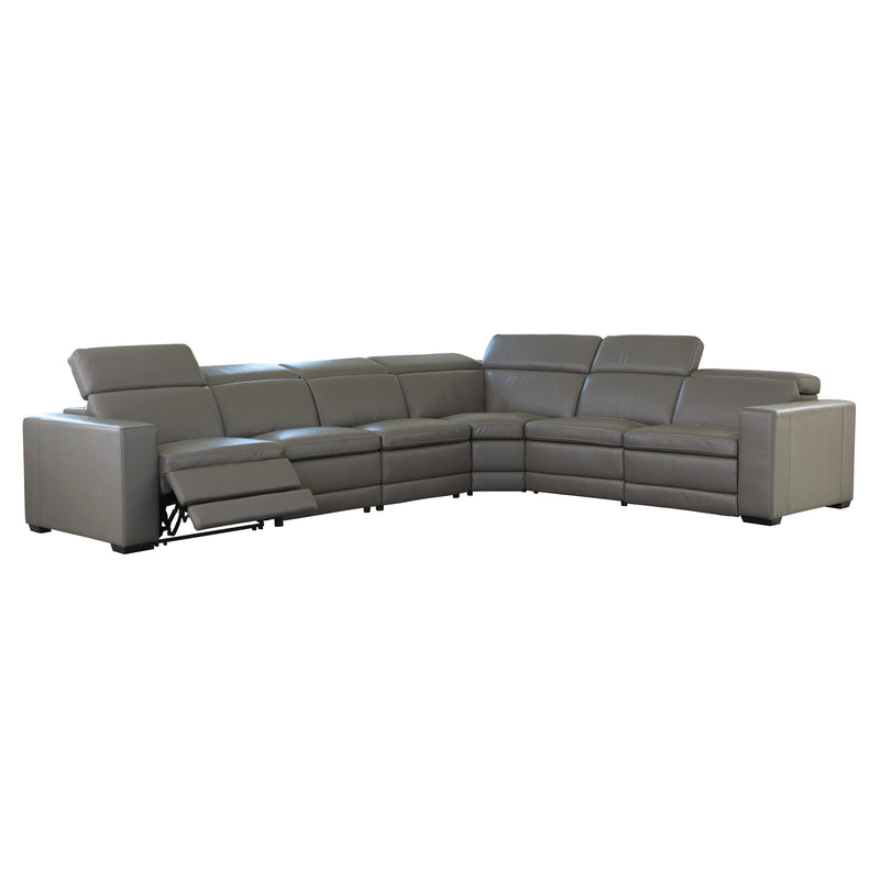 Signature Design by Ashley Texline Power Reclining Leather Match 6 pc Sectional U5960322/U5960346/U5960346/U5960377/U5960346/U5960321/U5960323 IMAGE 2