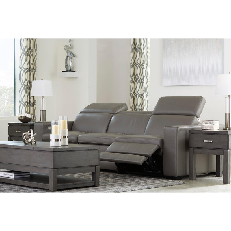 Signature Design by Ashley Texline Power Reclining Leather Match 4 pc Sectional U5960322/U5960346/U5960321/U5960323 IMAGE 4