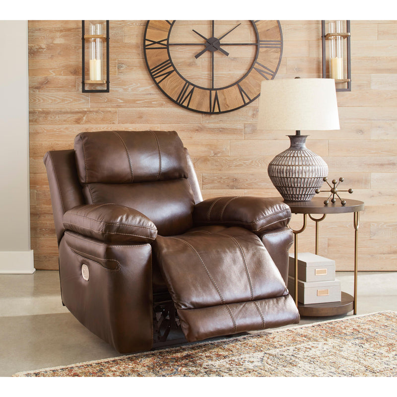 Signature Design by Ashley Edmar Power Leather Match Recliner U6480513 IMAGE 7