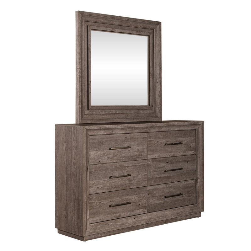 Liberty Furniture Industries Inc. Horizons 6-Drawer Dresser with Mirror 272-BR-DM IMAGE 3