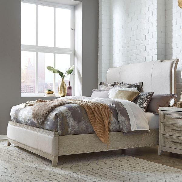 Liberty Furniture Industries Inc. Belmar King Upholstered Panel Bed 902-BR-KUB IMAGE 1