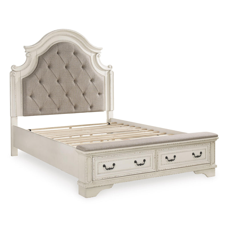 Signature Design by Ashley Realyn Queen Upholstered Panel Bed B743-57/B743-54S/B743-196 IMAGE 4