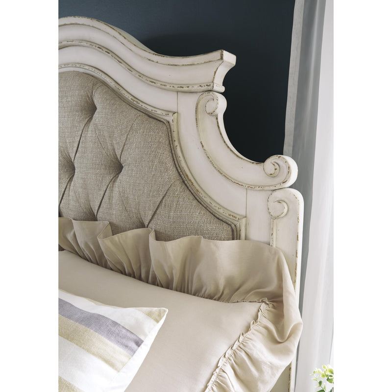 Signature Design by Ashley Realyn Queen Upholstered Panel Bed B743-57/B743-54S/B743-196 IMAGE 5